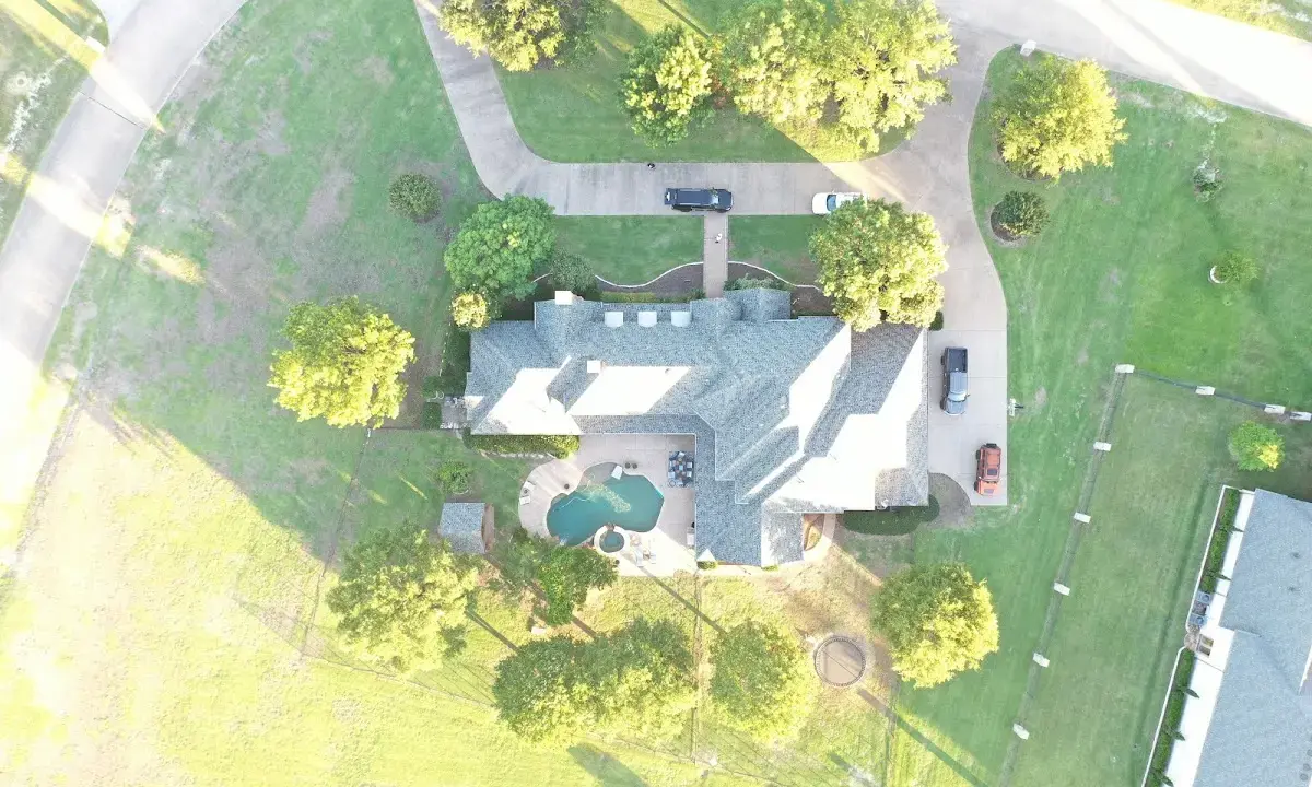 New shingle roof installation on a home in Suwanee